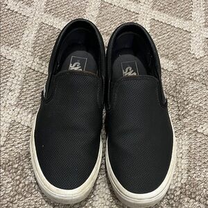 Vans Slip Ons Perforated Leather